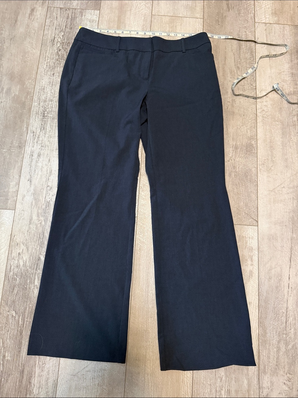 New York & Company Navy Boot Cut Dress Pants